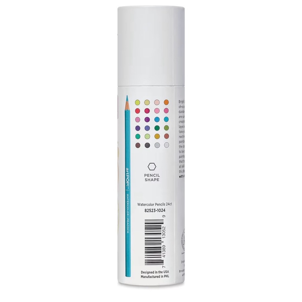 NEW! artPOP! Premium Watercolor Pencils set of 24 Vibrant Colored Pencils Sealed - Picture 3 of 9